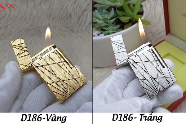 Bật lửa ST Dupont kẻ chìm chéo Độc Lạ D186