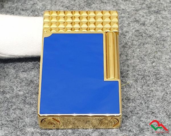 Bật lửa ST Dupont sơn mài nắp vân vuông  D179