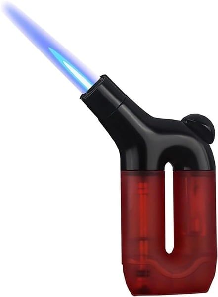 Bật lửa Honest khò 1 tia bình gas trong suốt hiện đại BCZ 826