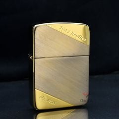 Zippo tái bản 1941 mạ vàng kẻ chéo số giới hạn ZN293