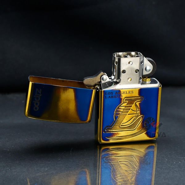 Zippo Đồng Cháy Chủ Đề CLB Bóng Rổ Mỹ Los Angeles Lakers ZN281