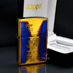 Zippo Đồng Cháy Khắc Đại Bàng The Great American Eagle ZN286
