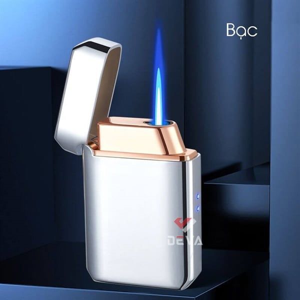 Bật lửa gas sạc USB khò 1 tia cảm ứng điện tử HT23