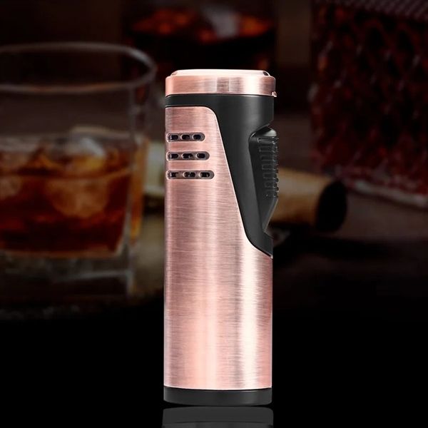 Bật lửa Jobon khò chéo 2 tia ga lộ thiên kèm đục ZB 330