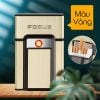 Hộp đựng thuốc lá Focus nguyên bao 20 điếu loại 6.5mm kèm bật lửa điện nhiệt JD YH071