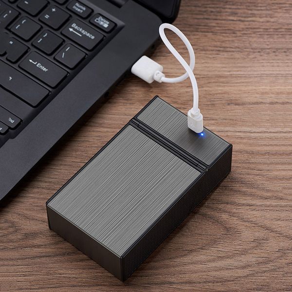 Hộp thuốc kèm bật lửa điện Focus YH093