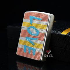 Bật lửa xăng đá Zorro chủ đề tình yêu LOVE bản giới hạn Z2-1132
