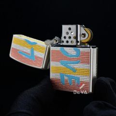 Bật lửa xăng đá Zorro chủ đề tình yêu LOVE bản giới hạn Z2-1132