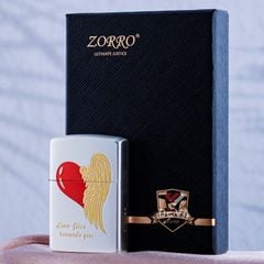 Bật lửa xăng đá Zorro chủ đề trái tim Z2-1154