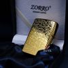 Bật lửa chính hãng Zorro khảm trai khắc chim phượng hoàng Z92057