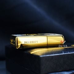Bật lửa chính hãng Zorro khảm trai khắc chim phượng hoàng Z92057