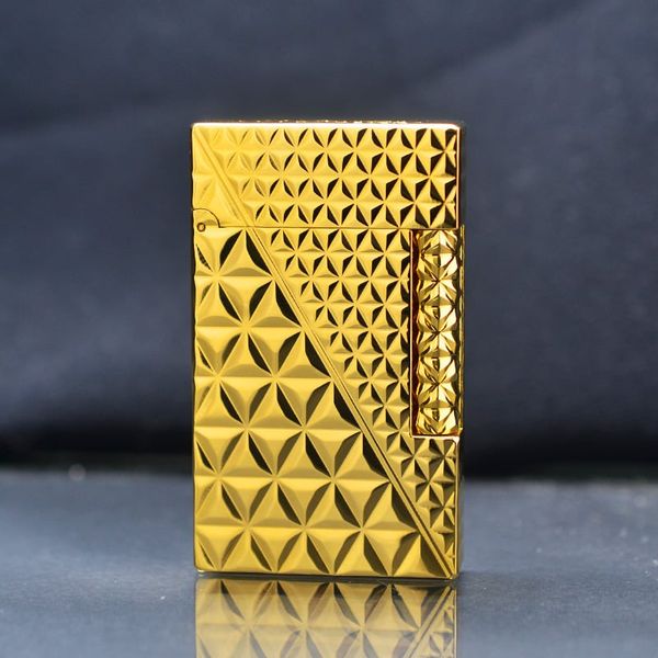 Dupont Xăng Đá Họa Tiết Vân Kim Cương Tam Giác 3D D180-DX