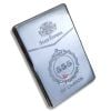 Hộp đựng thuốc lá Kuboy loại 12 điếu cỡ nhỏ 5.5mm mạ chrome khắc hình KC5