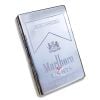 Hộp đựng thuốc lá Kuboy loại 12 điếu cỡ nhỏ 5.5mm mạ chrome khắc hình KC5