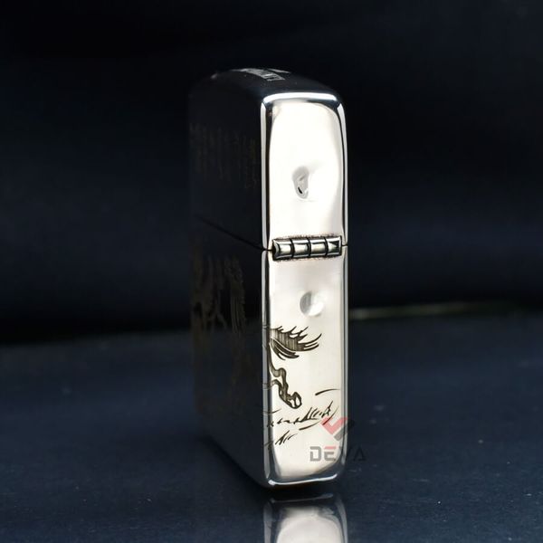 Zippo Bạc Khối Tái Bản 1941 Đàn Ngựa Mã Đáo Thành Công BK24