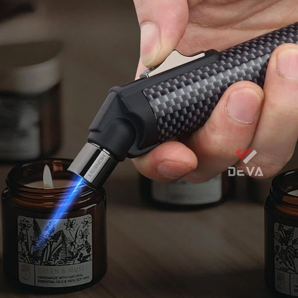 Bật lửa Honest khò 1 tia cầm tay ô cửa bình ga trong suốt BCZ 800