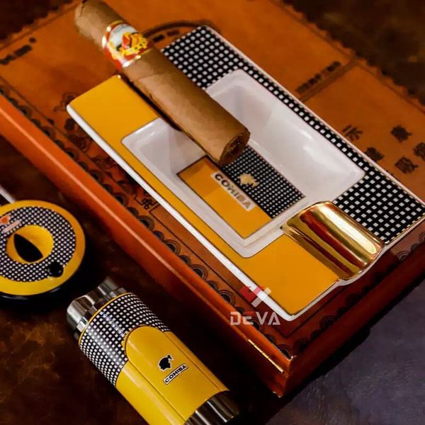 Gạt tàn sứ 2 điếu 0708