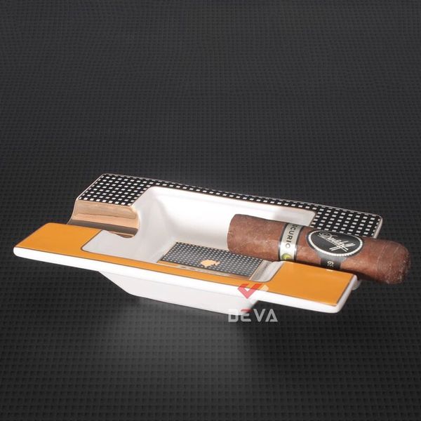 Gạt tàn sứ 2 điếu 0708