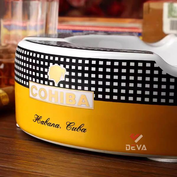 Gạt tàn sứ 4 điếu Cohiba AS10