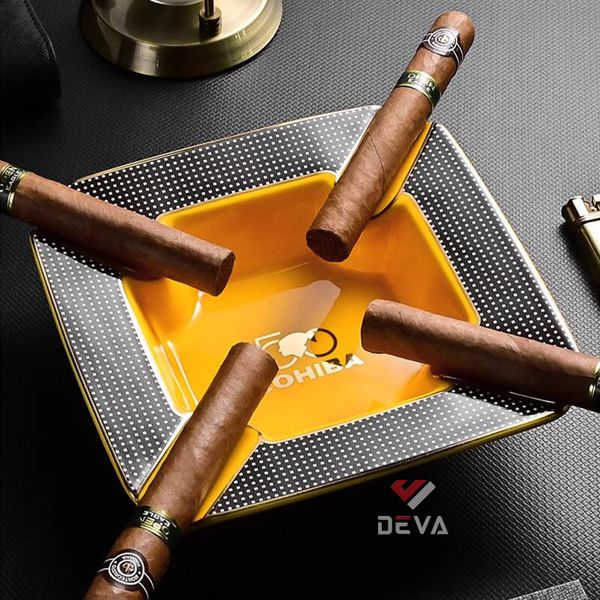 Gạt tàn 4 điếu sứ vuông  GT 427