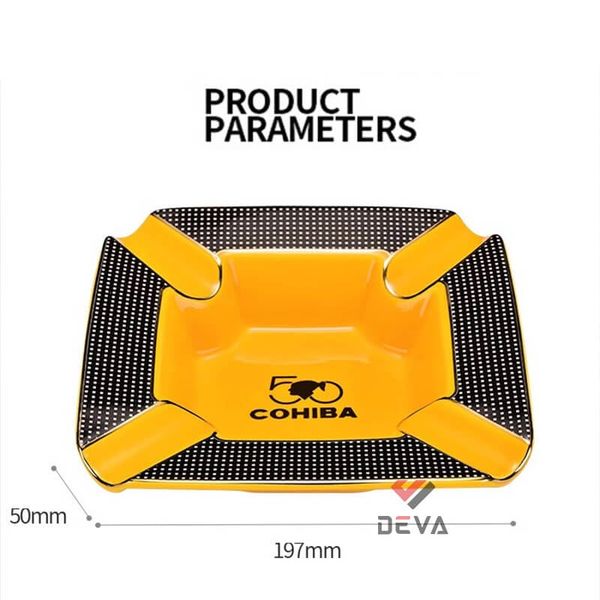 Gạt tàn 4 điếu sứ vuông  GT 427