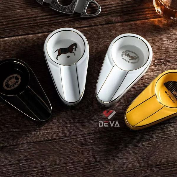 Gạt tàn cigar sứ 1 điếu P100