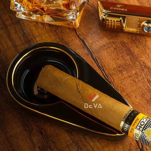 Gạt tàn cigar sứ 1 điếu P100