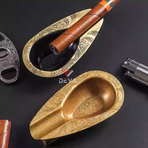 Gạt tàn Cigar 1 điếu chất liệu đồng cao cấp LB 065