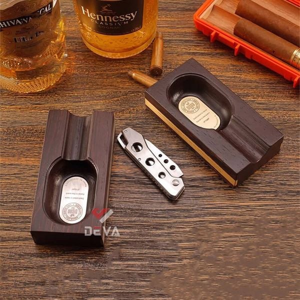 Gạt tàn Cigar 1 điếu Lubinski gỗ  LB 063