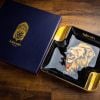 Gạt tàn sứ 2 điếu in hình hổ Lubinski  YJA 20018