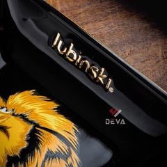 Gạt tàn sứ 2 điếu in hình hổ Lubinski  YJA 20018