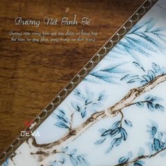 Gạt tàn 2 điếu hoa văn hổ AS 420