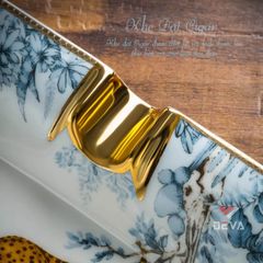 Gạt tàn 2 điếu hoa văn hổ AS 420