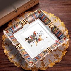 Gạt tàn 4 điếu hoa văn ngựa AS 200