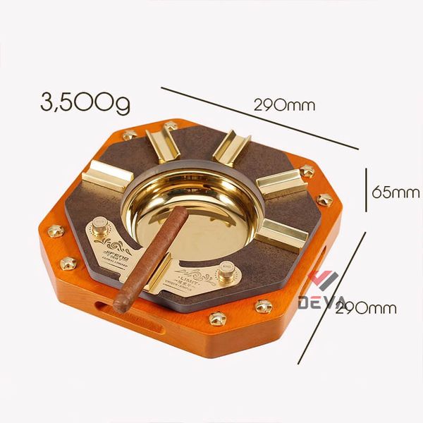 Gạt tàn xì gà 6 điếu cỡ Đại bản giới hạn cao cấp GT6
