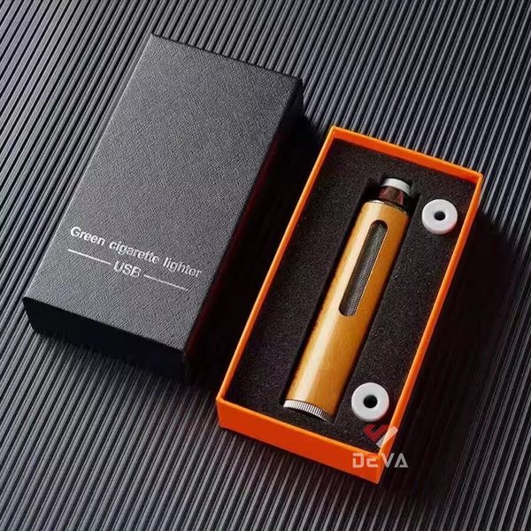 Gạt tàn thuốc lá di động vỏ gỗ cầm tay cho xe ô tô H015