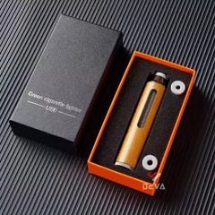 Gạt tàn thuốc lá di động vỏ gỗ cầm tay cho xe ô tô H015