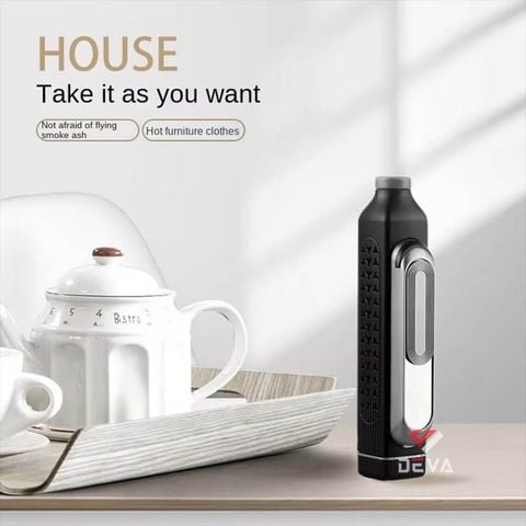 Gạt tàn di động Deshan kèm bật lửa điện DS-01