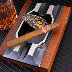 Gạt tàn gỗ 2 điếu cho Cigar cao cấp Lubinski  LB 070