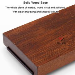 Gạt tàn gỗ 2 điếu cho Cigar cao cấp Lubinski  LB 070