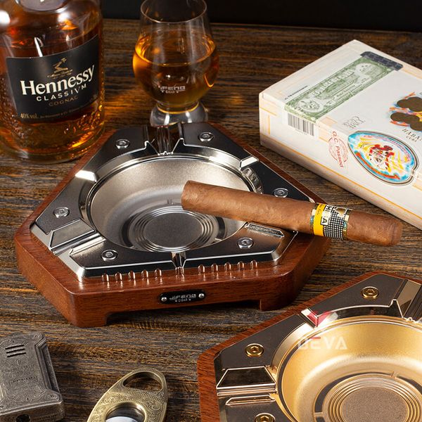 Gạt tàn cho Cigar 3 điếu Jifeng hình lục giác JF 3038