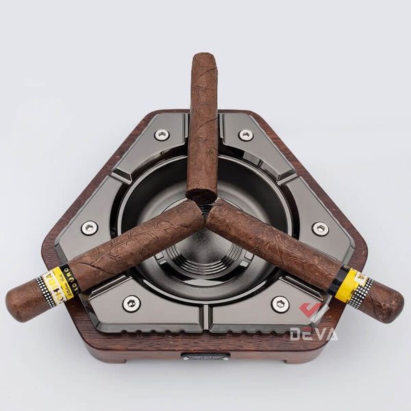 Gạt tàn cho Cigar 3 điếu Jifeng hình lục giác JF 3038