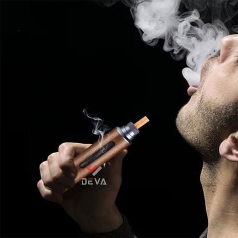 Gạt tàn thuốc lá cầm tay vỏ gỗ di động cho xe hơi H08