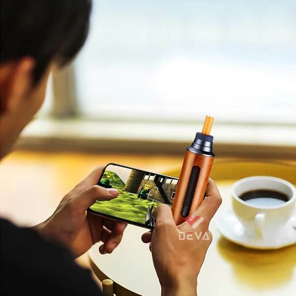 Gạt tàn thuốc lá cầm tay vỏ gỗ di động cho xe hơi H08