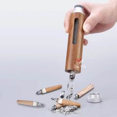Gạt tàn thuốc lá cầm tay vỏ gỗ di động cho xe hơi H08