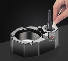 Bật lửa diêm xăng Honest kèm gạt tàn 3 điếu BCG006