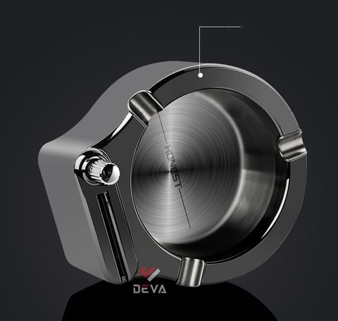 Gạt tàn thuốc lá 3 điếu kèm diêm xăng Honest BCG002