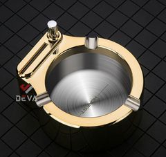 Gạt tàn thuốc lá 3 điếu kèm diêm xăng Honest BCG002