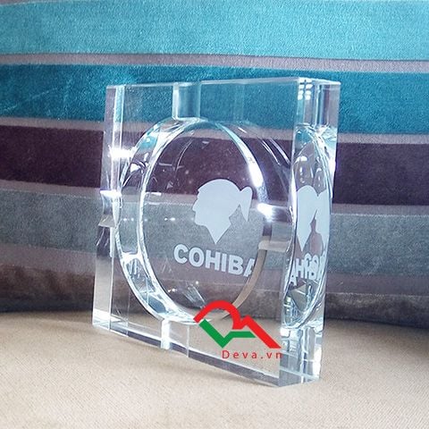 Gạt tàn pha lê 4 điếu Cohiba SL 600