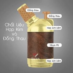 Bật lửa Honest khò đại 1 tia bình chứa gas lớn kèm đục BCZ 841